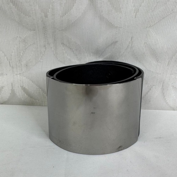 Emporio Armani Women YEWH37 Cuffed‎ Wide Leather Belt Size 38 $895 main image 14